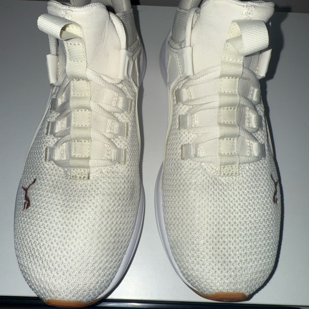 Puma White Athletic Shoes